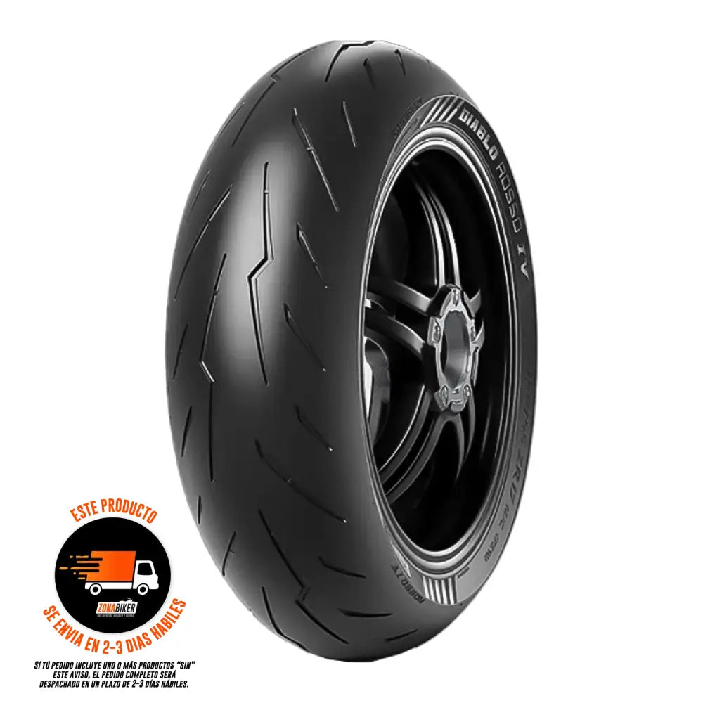 Llanta Pirelli Diablo Rosso 4 Corsa 180/55-17 Sellomatic/Neumatico Llantas para motos