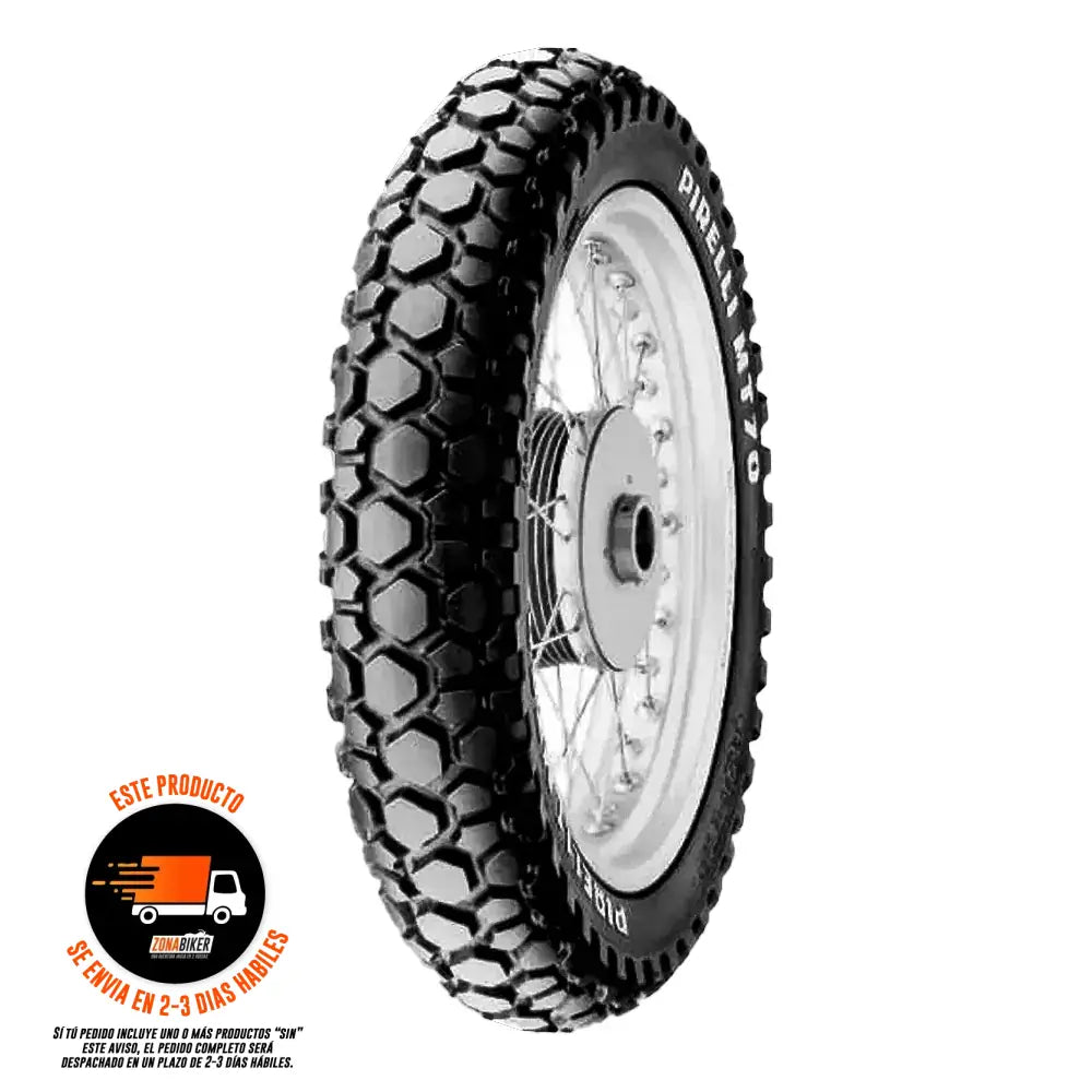 Llanta Pirelli Mt70 110/80-18 Neumatico Llantas para motos