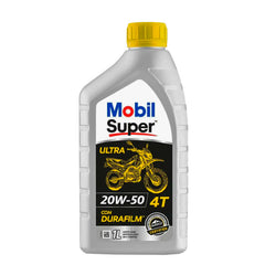 Aceite Mobil Super Ultra 4t 20W-50 1Lt Tapa Amarilla