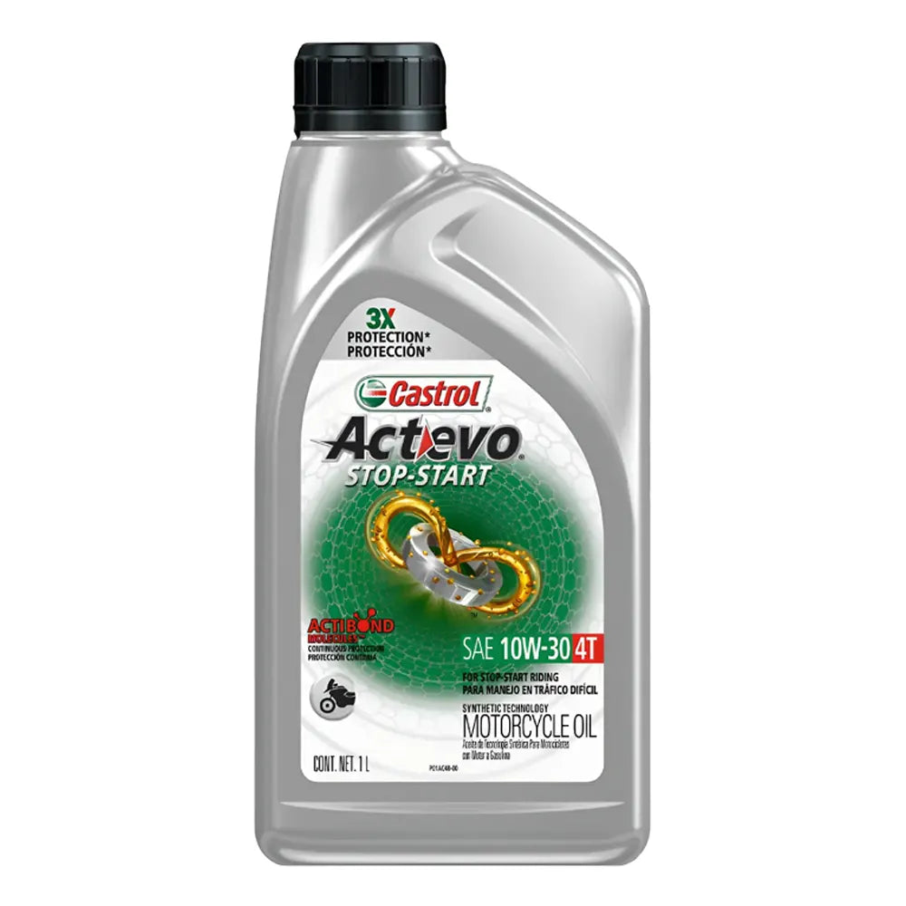 Aceite Castrol Actevo Sintetico 4T 10W-30 1LT