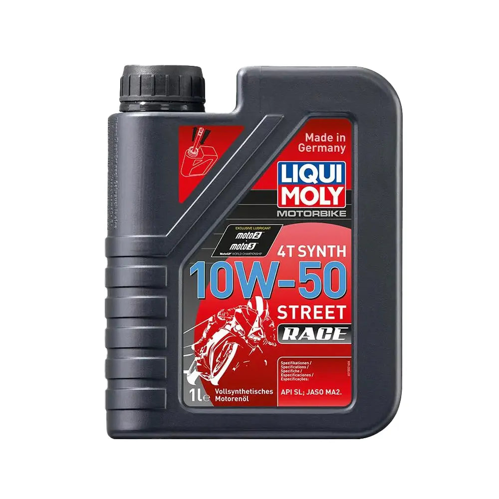 Aceite Liqui Moly Race Sintetico 4T 10W-50 1Lt