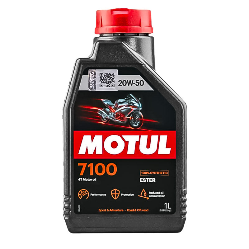 Aceite Motul 7100 Sintetico 4T 20W-50 1Lt