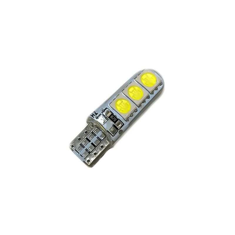 Bombillo Bayoneta T10 Siliconado Luz Fija 1