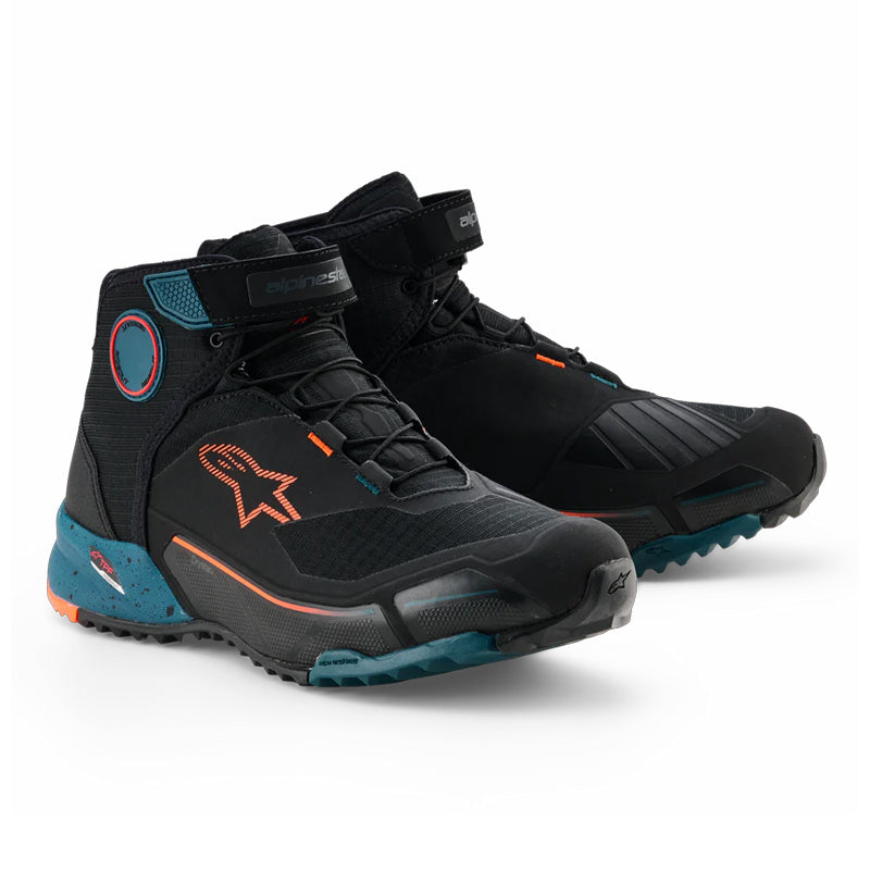 Botas Alpinestars Cr-X Drystar Negro Azul Naranja