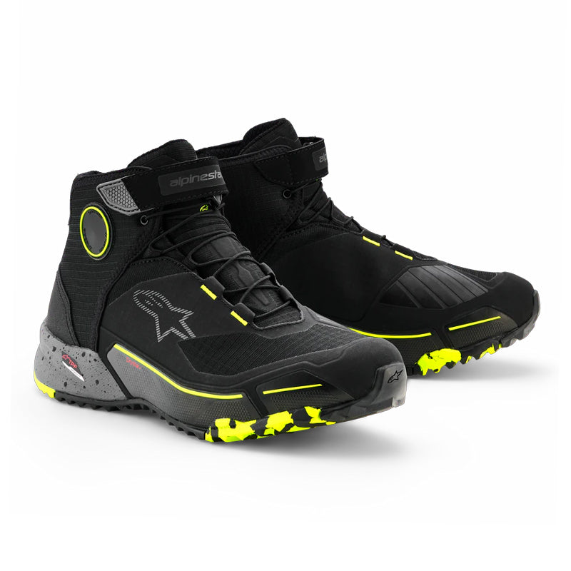 Botas Alpinestars Cr-X Drystars Negro Gris Amarillo