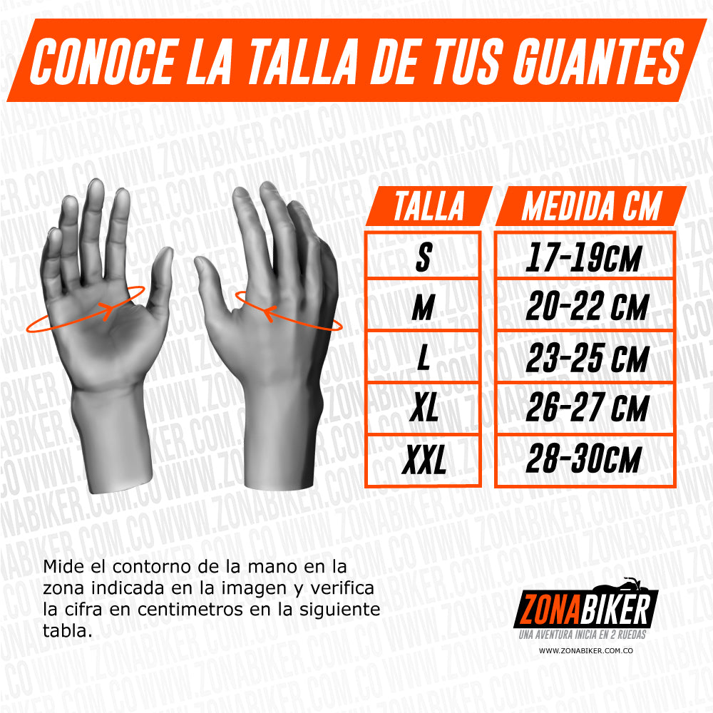 Guantes Puizzance Pz12 Protec Negro