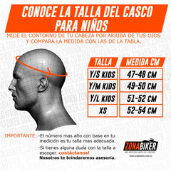 Casco Ich 3110 Kids Eracer Negro Amarillo