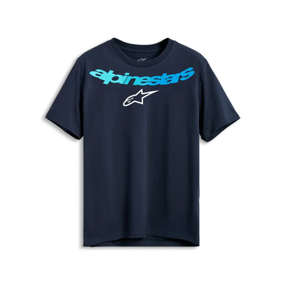 Camiseta Alpinestars Colared Tee Azul