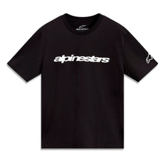 Camiseta Alpinestars Race Wordmark Ss Csf Negro Blanco