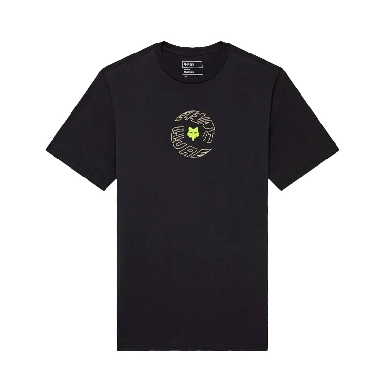 Camiseta Fox Spiral Ss Premium Le Tee Negro