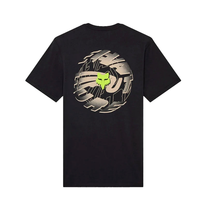 Camiseta Fox Spiral Ss Premium Le Tee Negro