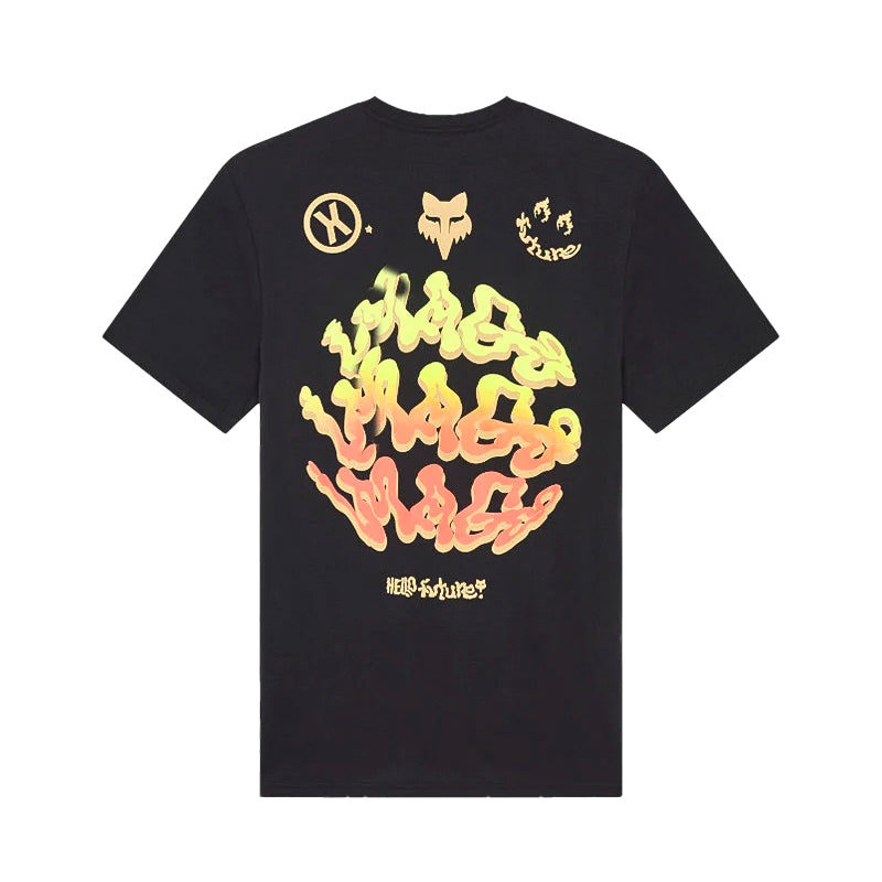 Camiseta Fox Future Ss Premium Le Tee Negro