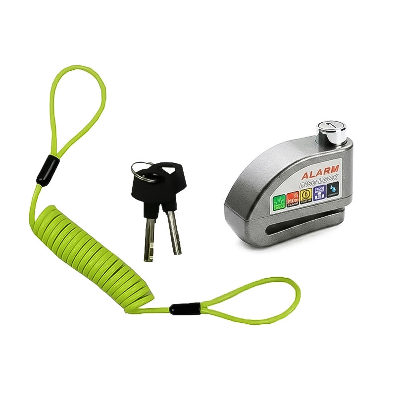 Candado Freno Disco Alarma Gx Gris
