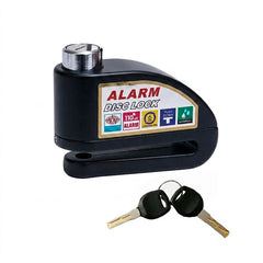 Candado Freno Disco Alarma Negro 8305