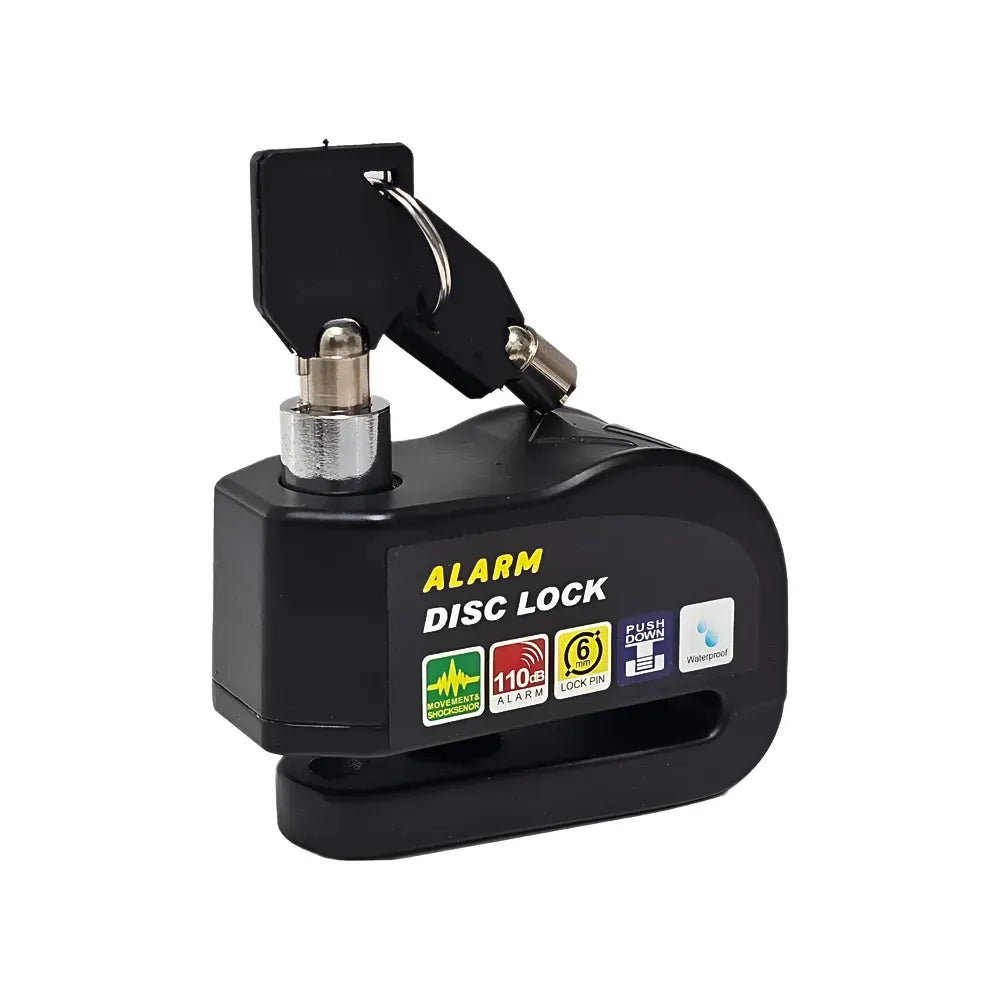 Candado Freno Disco Alarma Pequeño 103 Negro