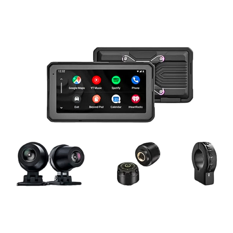 Carplay Moto 6" (In) New 2026 +Dvr+ Tpms+ Control