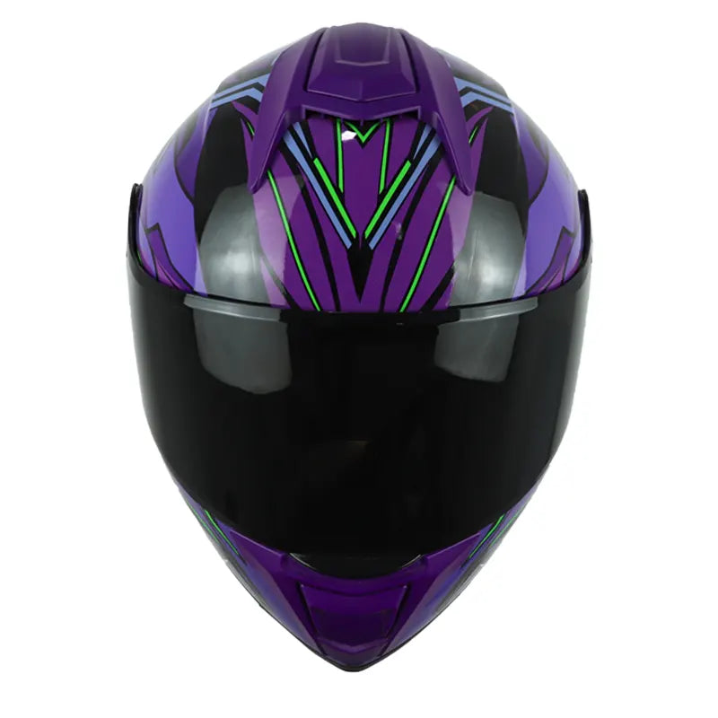 Casco Edge Boston Steelix Morado 2