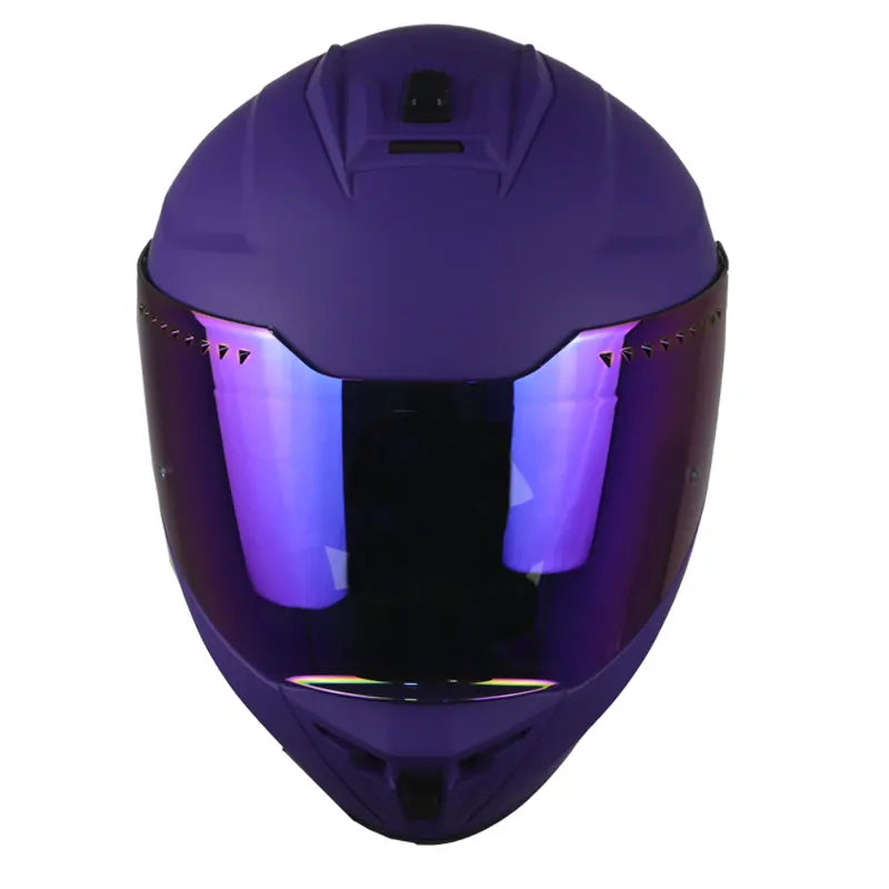 Casco Edge Extreme Solid Morado 2