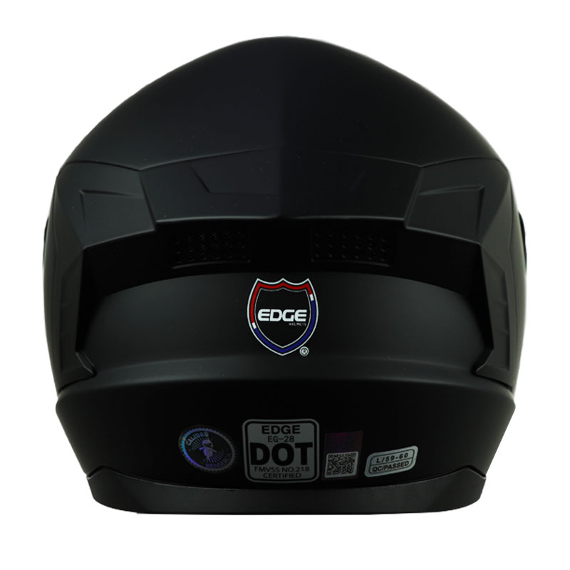 Casco Edge Extreme Solid Negro 3