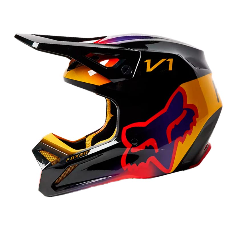 Casco Fox V1 Toxsyk Negro 1