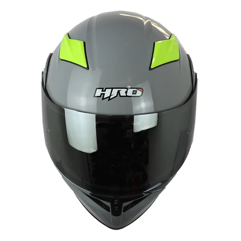 Casco Hro 3400Dv Evo Nardo Amarillo Visor Iridium Silver 2