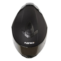 Casco Hro 506sp Solid Negro Gris Oscuro Visor Iridium Silver 2