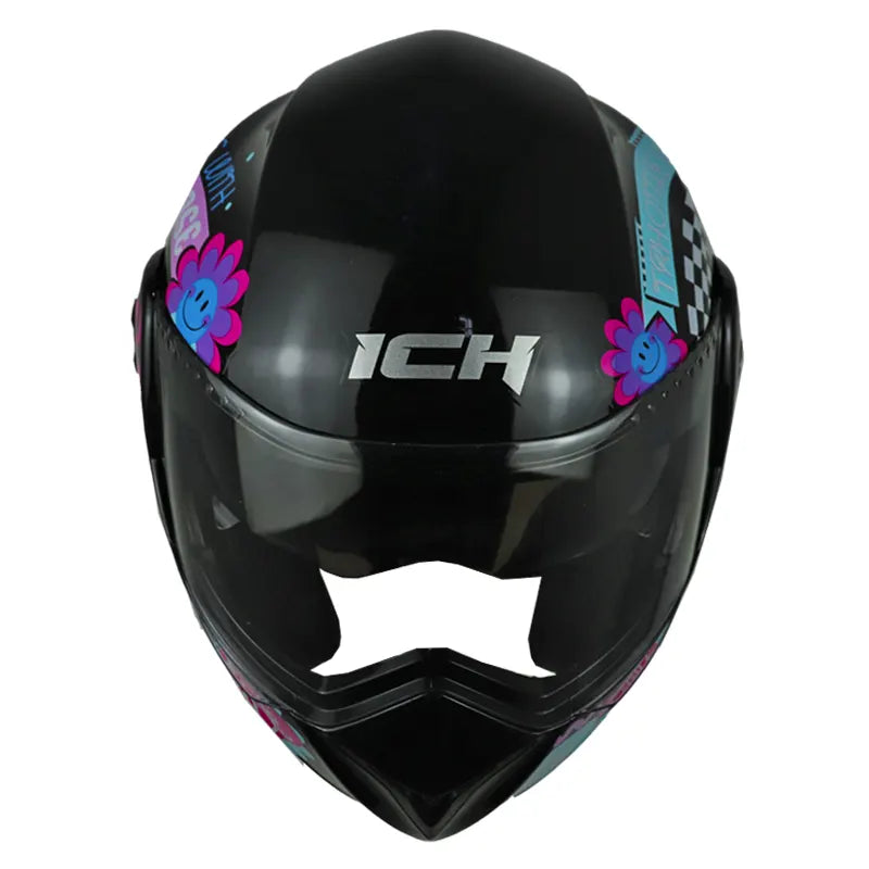 Casco Ich 3110 Kids Shameless Negro Azul 2