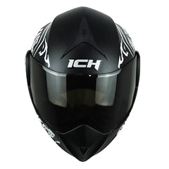 Casco Ich 3110 Speed_Mast Negro Blanco Visor Smoke 2