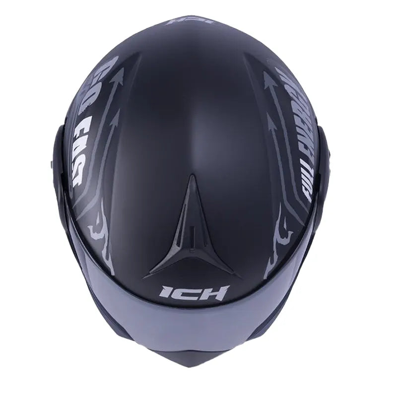 Casco Ich 3110 Speed_Mast Negro Gris Visor Silver 2