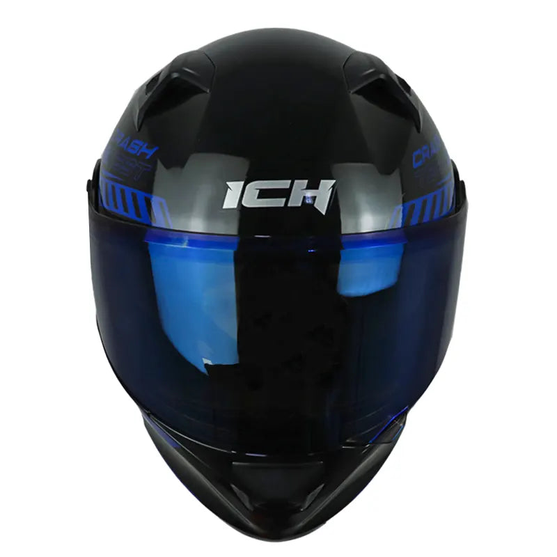 Casco Ich 3120 Color_Test Negro Azul Navy Visor Azul 2