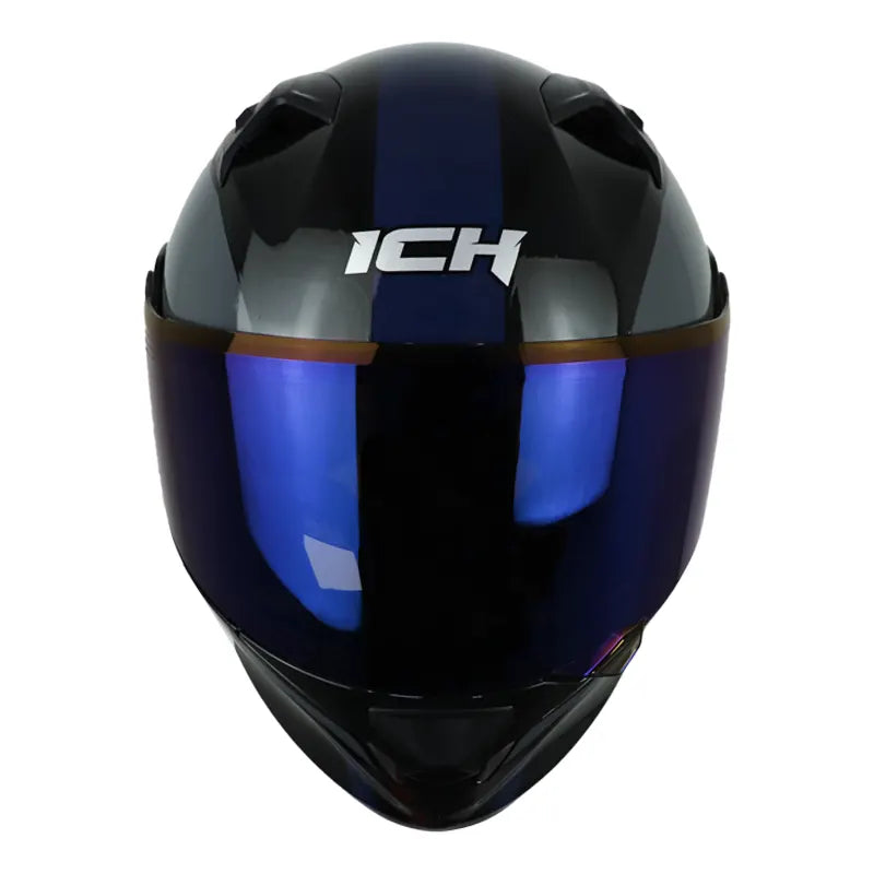Casco Ich 3120 Further Negro Azul Navy Visor Azul 2
