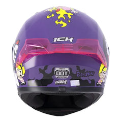 Casco Ich 503 Edicion Especial Billy Mandy Morado Visor Morado 3