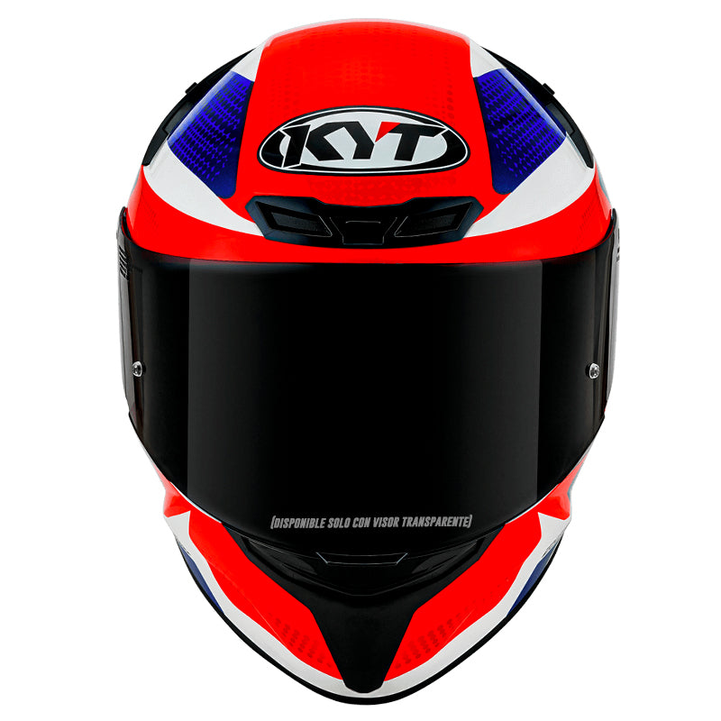 Casco Kyt Tt Course Gear Azul Rojo 3