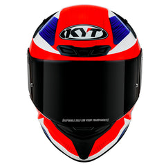 Casco Kyt Tt Course Gear Azul Rojo 3