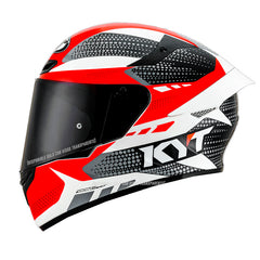 Casco Kyt Tt Course Gear Negro Rojo 1
