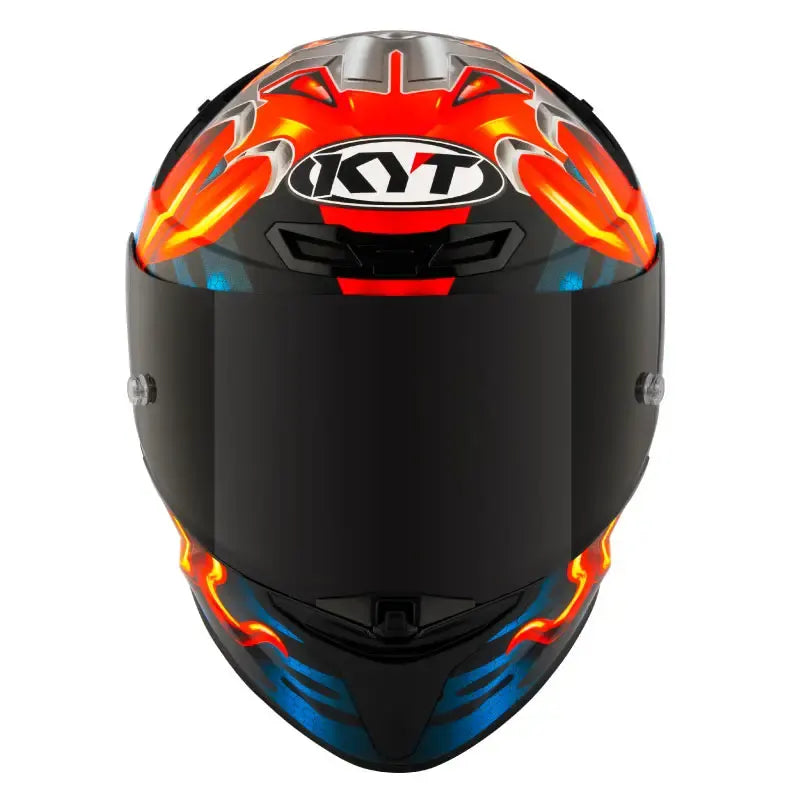 Casco Kyt Tt Revo Magnet Azul Rojo 2