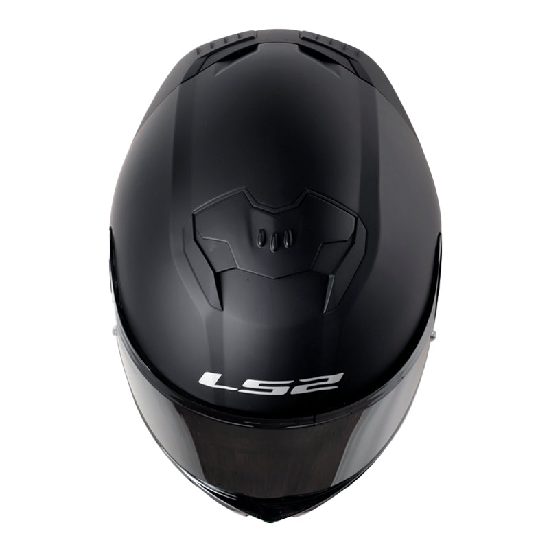 Casco Ls2 Ff808 Solid Negro Visor Iridium Silver 2