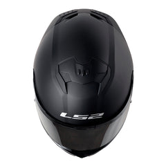 Casco Ls2 Ff808 Solid Negro Visor Iridium Silver 2