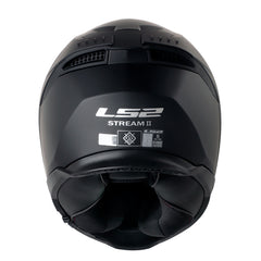 Casco Ls2 Ff808 Solid Negro Visor Iridium Silver 3