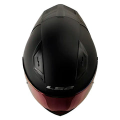 Casco Ls2 Ff810 Solid Negro Visor Claro Tornasol 2