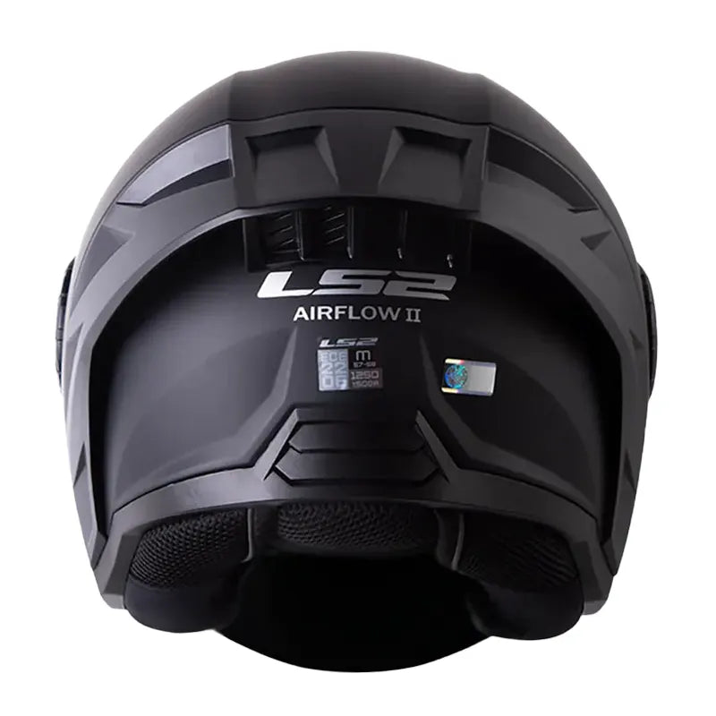 Casco Ls2 Of616 Solid Negro Visor Smoke 3