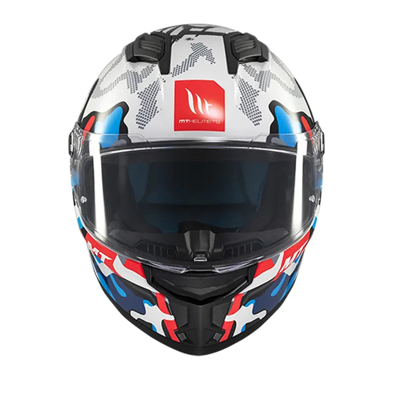 Casco Mt Stinger 2 Yozu A7 Blanco Azul 2