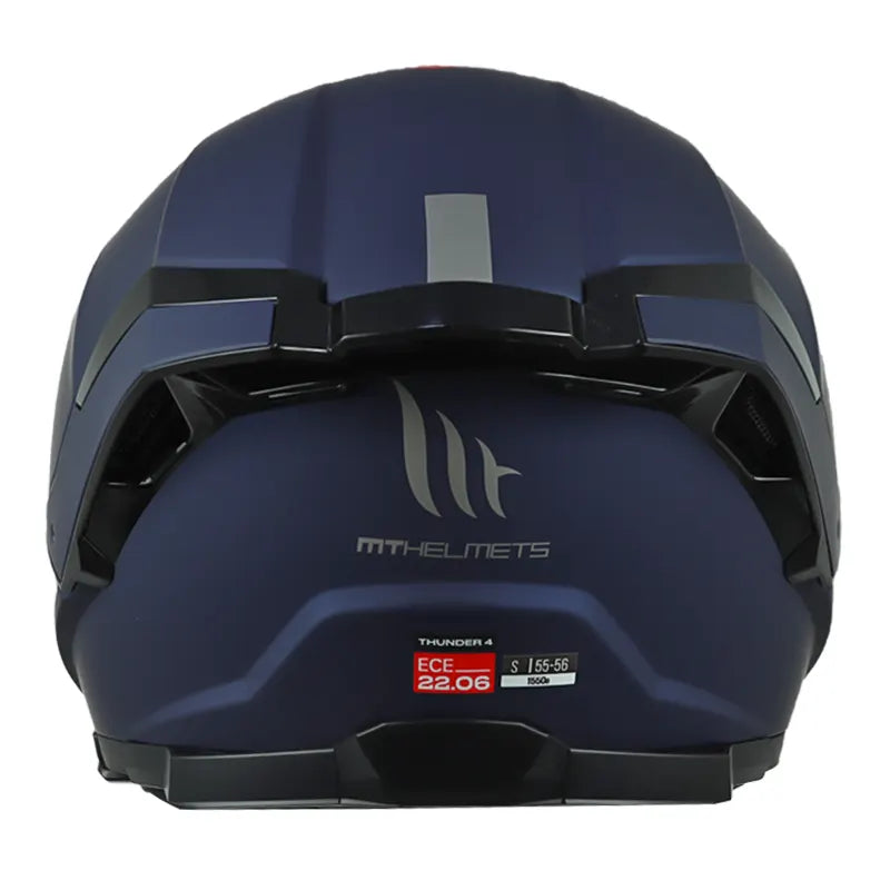 Casco Mt Thunder 4Sv Solid A7 Azul 3