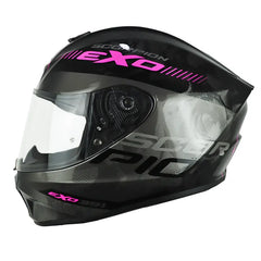 Casco Scorpion Exo-391 Ava Negro Rosado 1