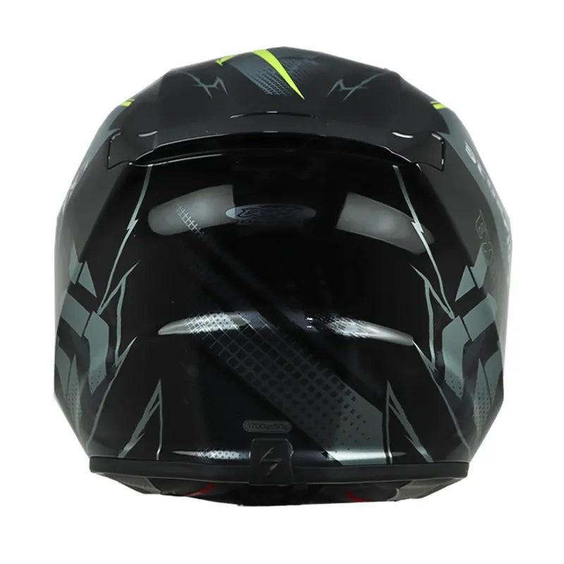 Casco Scorpion Exo-391 Cuter Negro Amarillo 2