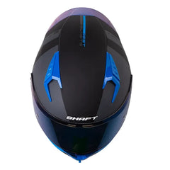 Casco Shaft 526sp Evo Narkan Negro Azul Visor Iridium Azul 2