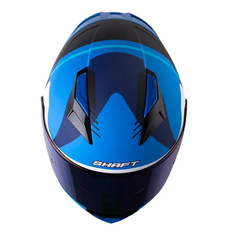Casco Shaft 582Sp Acenes Azul Oscuro Visor Iridium Azul 2