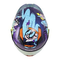 Casco Shaft 582Sp Evo Dexter Camaleon Amarillo Visor Iridium Morado 3