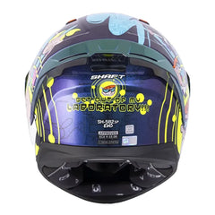 Casco Shaft 582Sp Evo Dexter Camaleon Amarillo Visor Iridium Morado 4