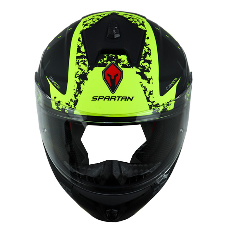 Casco Spartan Draken Csa Nostra Gris Amarillo 2
